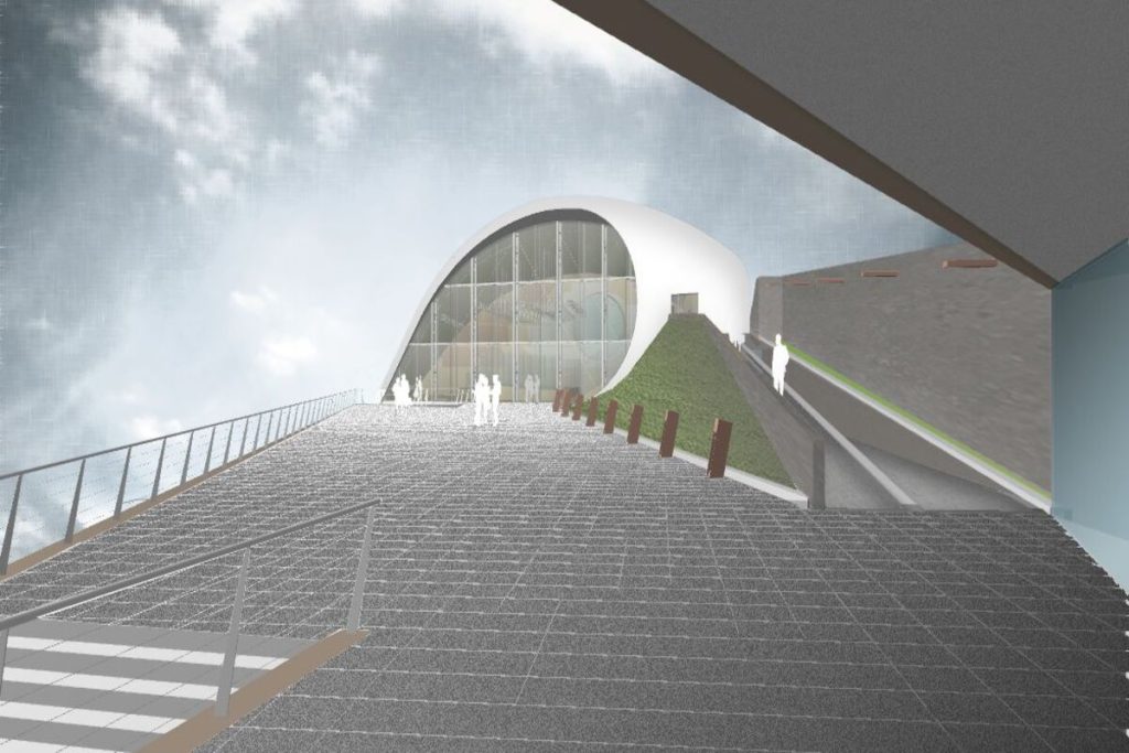 Progettazione Auditorium Oscar Niemeyer in Ravello - Napoli