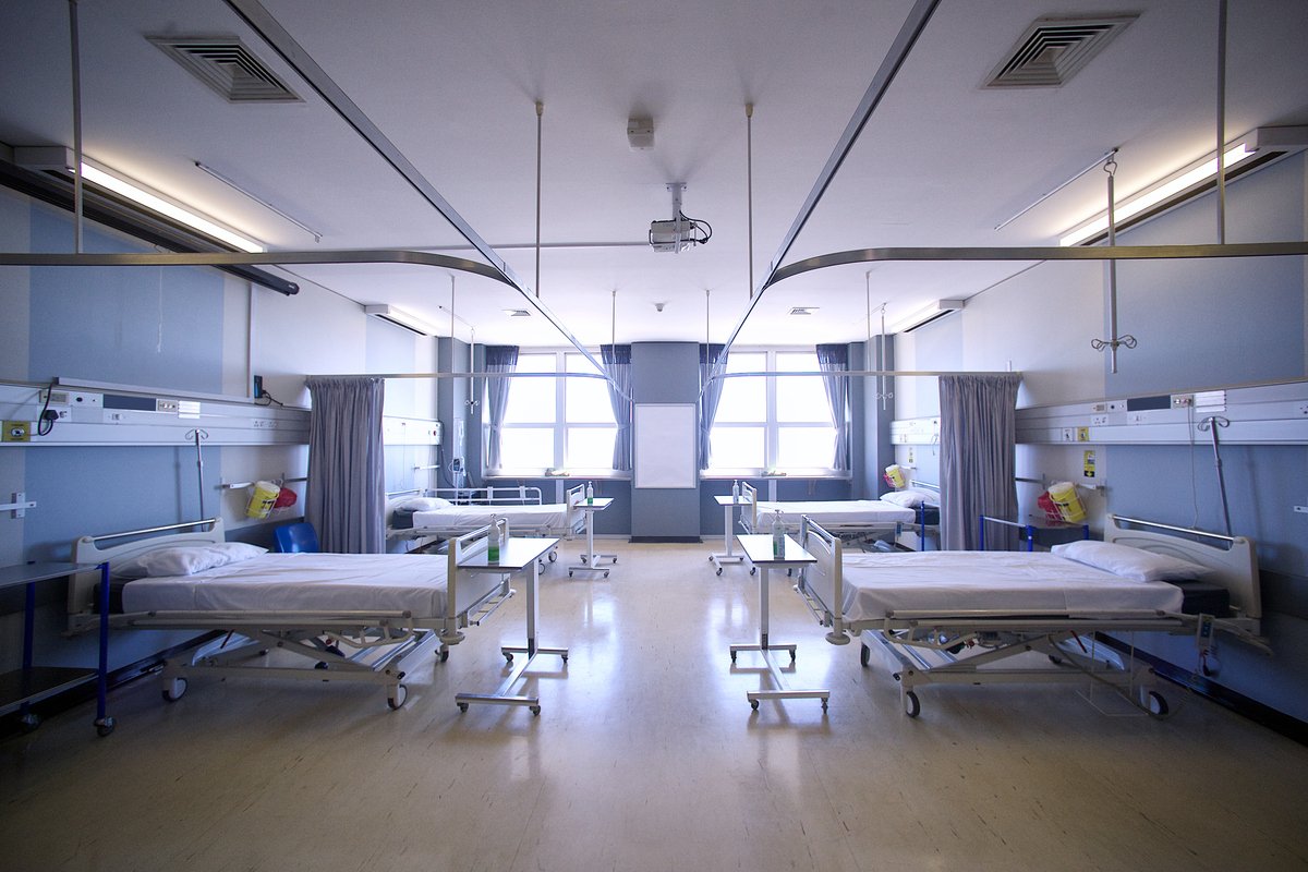 Empty Hospital Ward