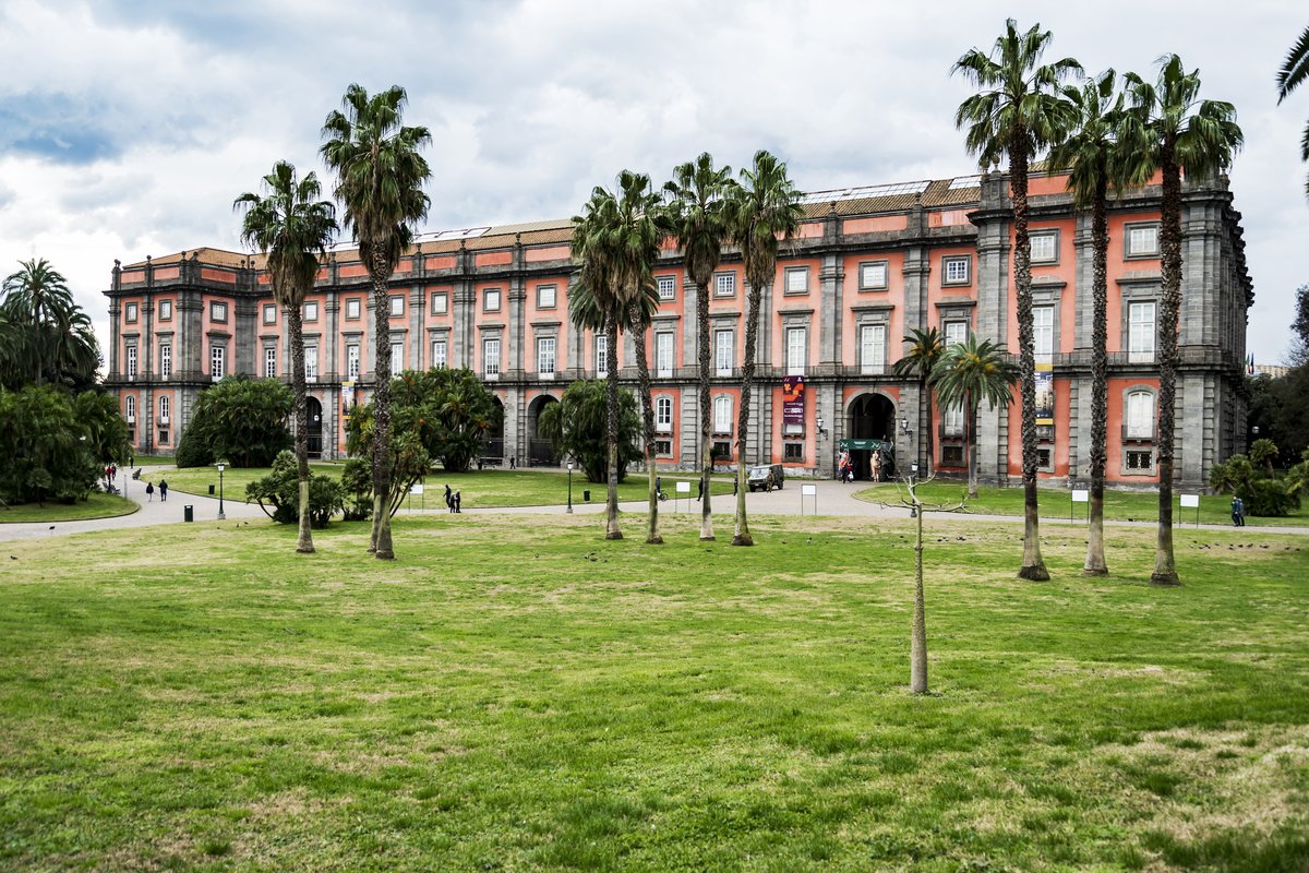 The Capodimonte royal palace in Naples, Italy