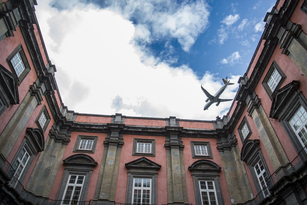 The Capodimonte royal palace in Naples, Italy