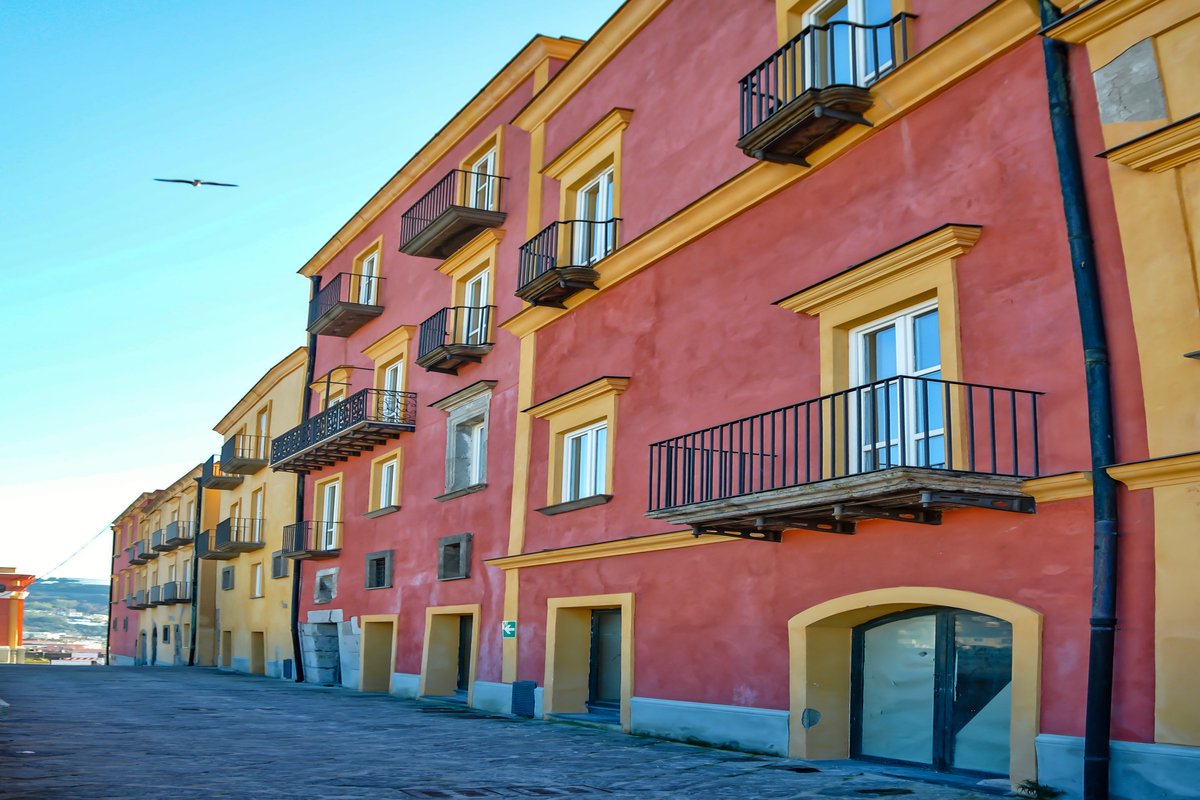 The old town of Pozzuoli, Italy.