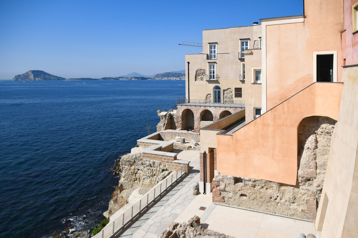 The old town of Pozzuoli in the province of Naples, Italy.
