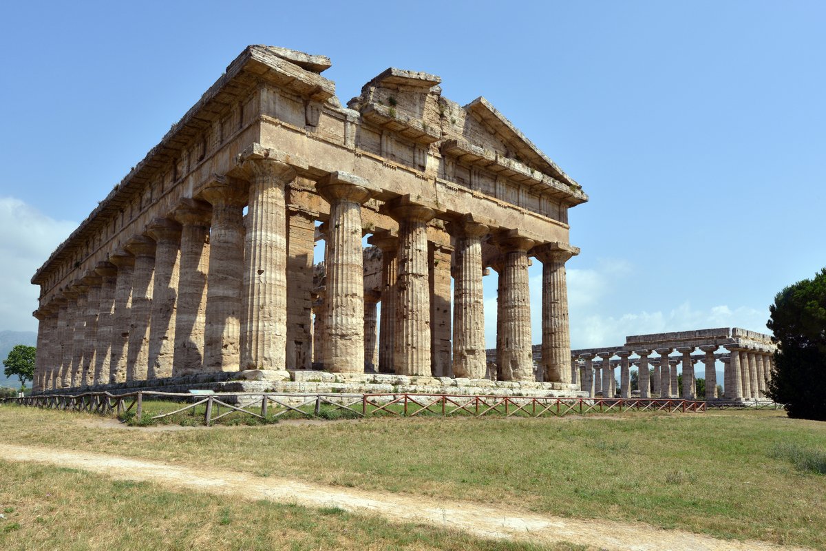 Paestum Ancient Columns